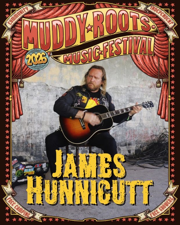James Hunnicutt at Muddy Roots Music Festival 2026